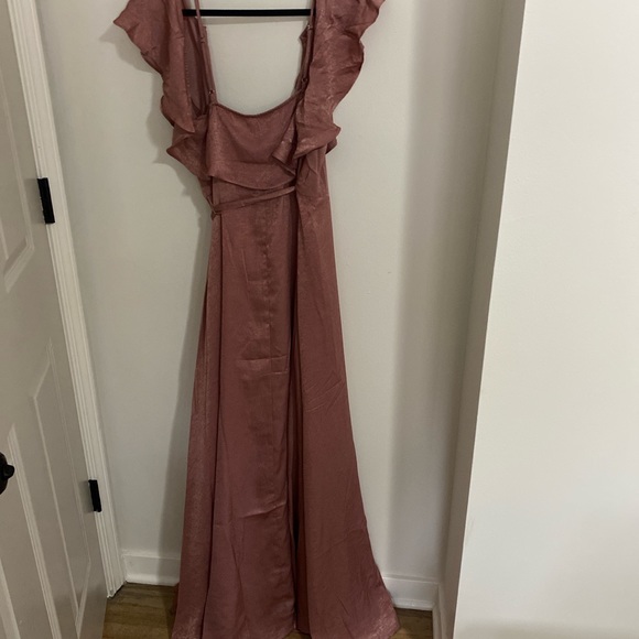Formal pink maxi dress - Picture 2 of 3